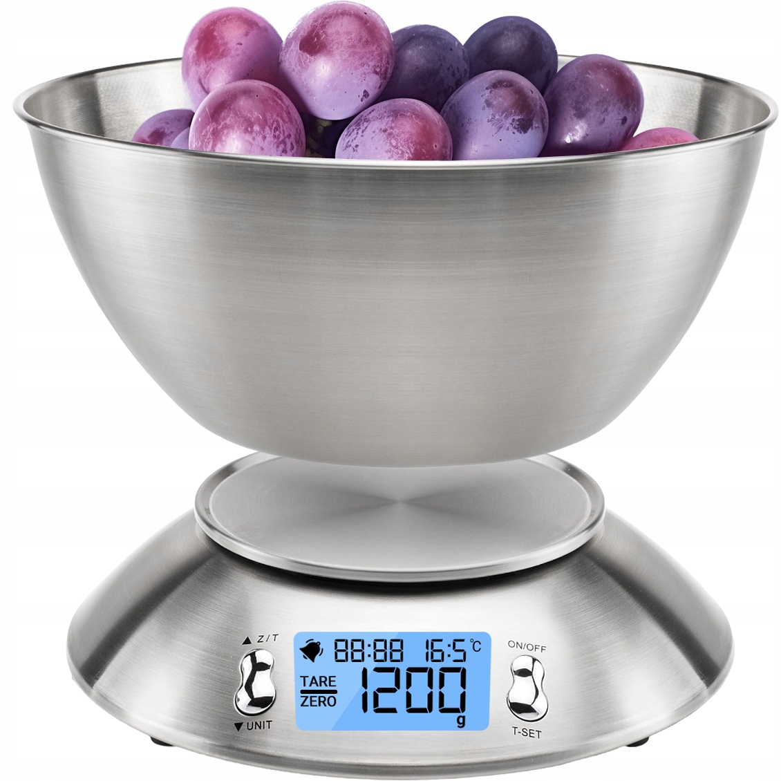 LTC WG117 kuchynská váha PRECIZNÁ KUCHYŇSKÁ VÁHA S MISOU strieborná/šedá 5 kg